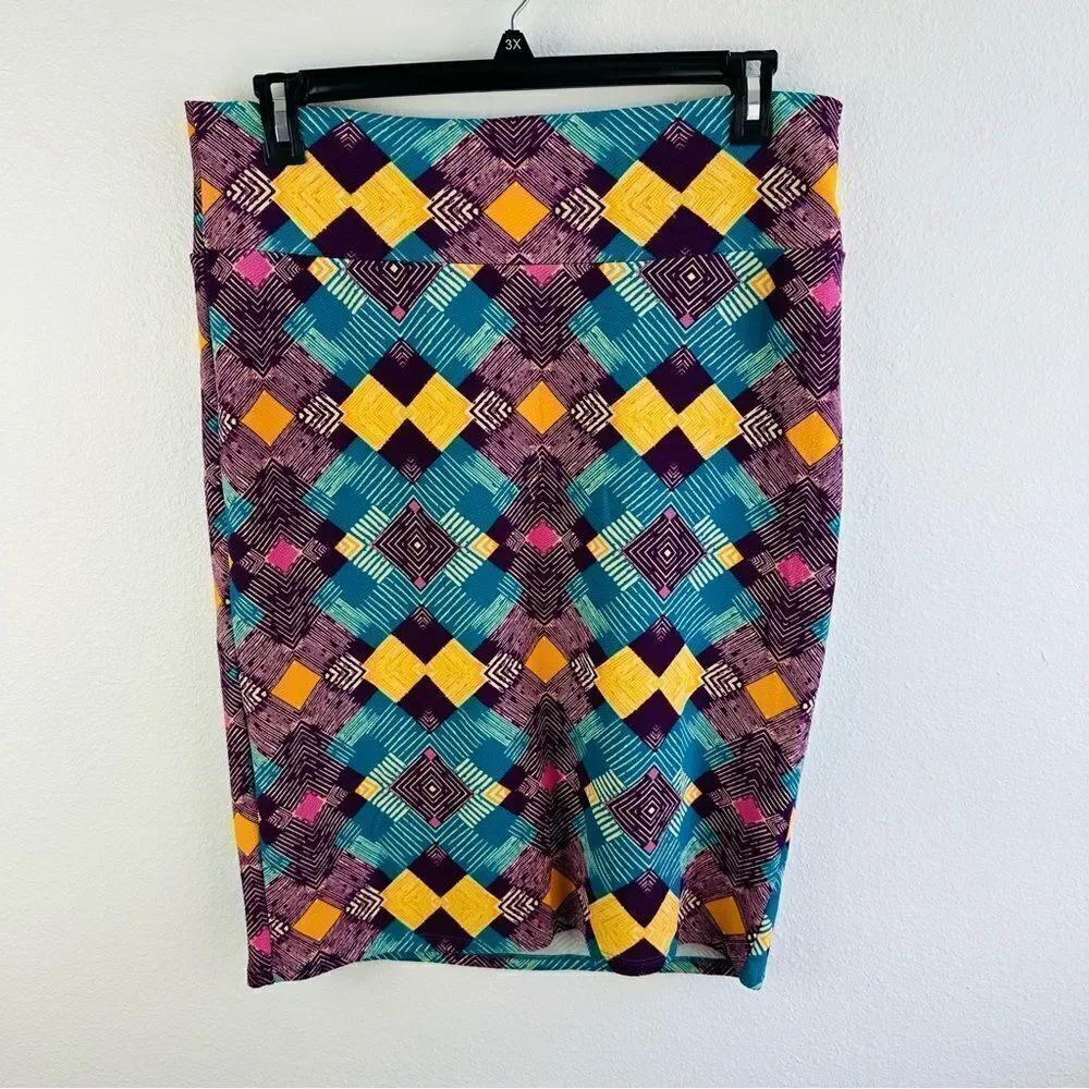 Lularoe Diamond Pattern Pencil Skirt